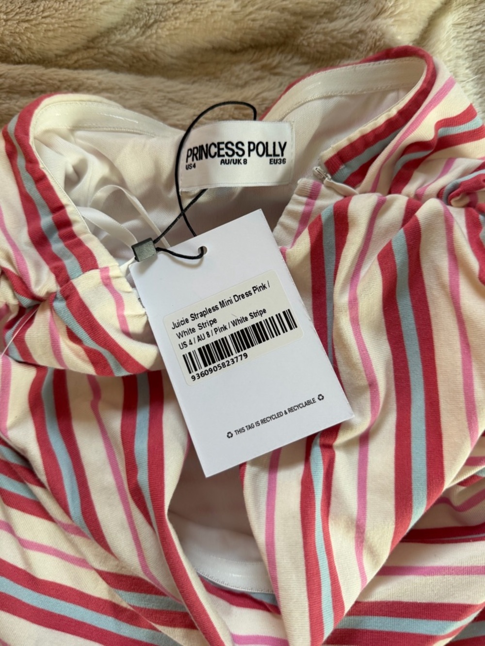 Princess Polly Strapless Ruched Mini Dress - Picture 4 of 4